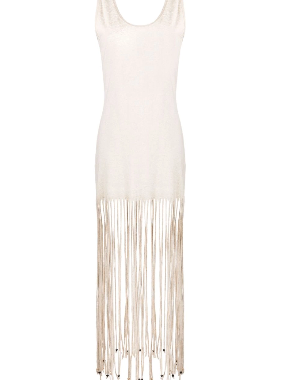 Monsoon Alanui Women dress fringed maxi 0422